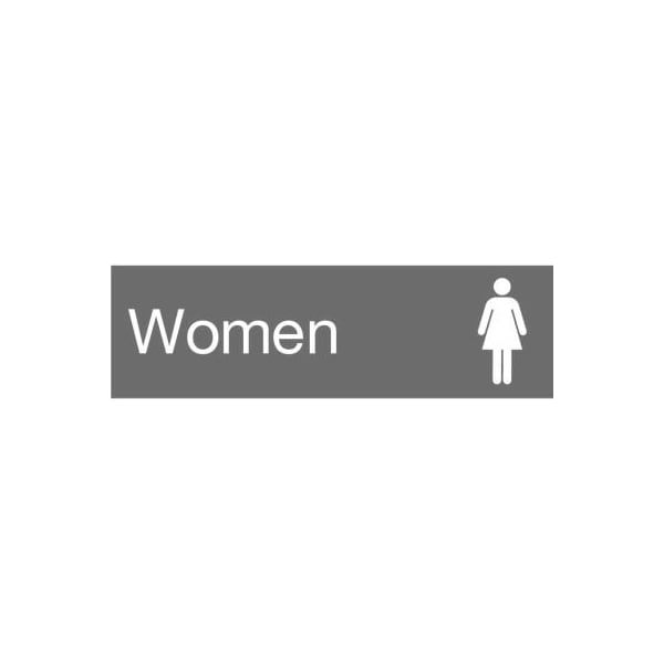 Engraved Sign - Women - Gray